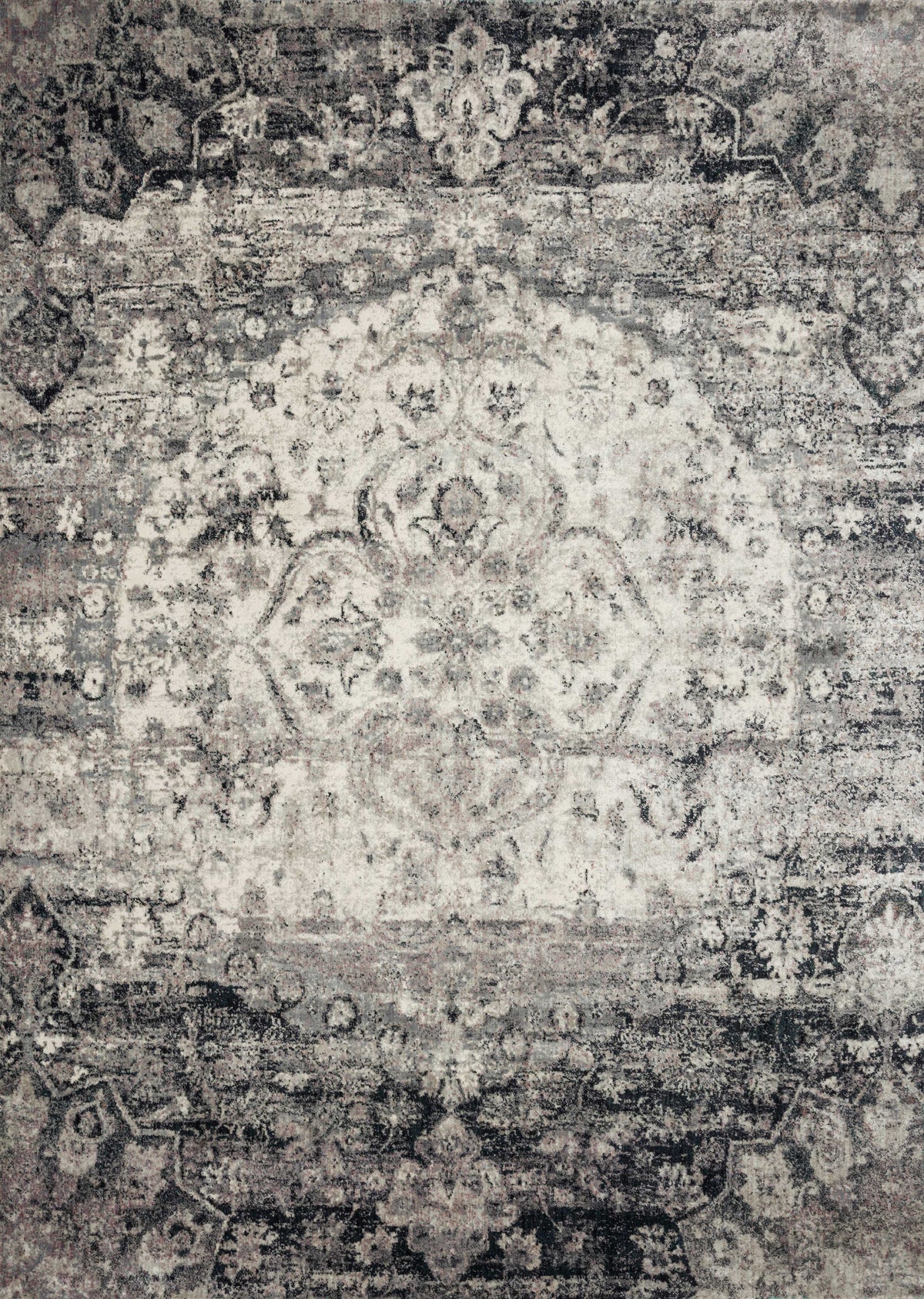 Anastasia Ink / Ivory — a Loloi rug at Laurie Yapp Home.