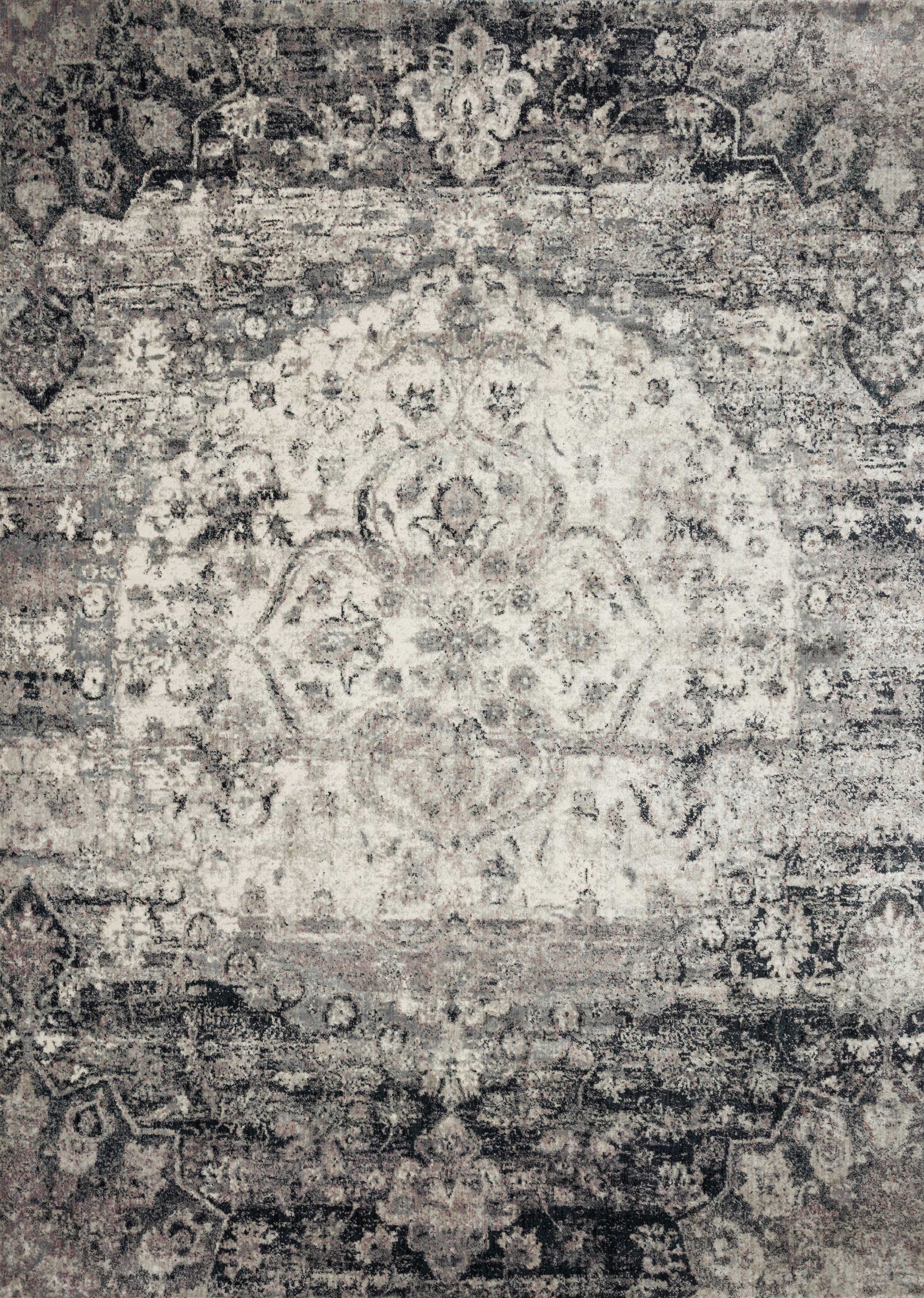 Anastasia Ink / Ivory — a Loloi rug at Laurie Yapp Home.