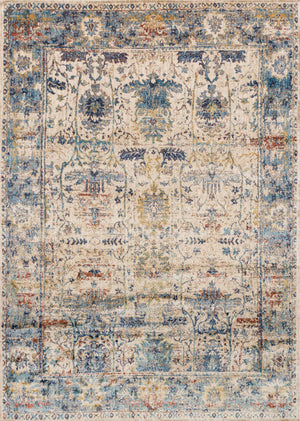 Anastasia Sand / Lt. Blue — a Loloi rug at Laurie Yapp Home.