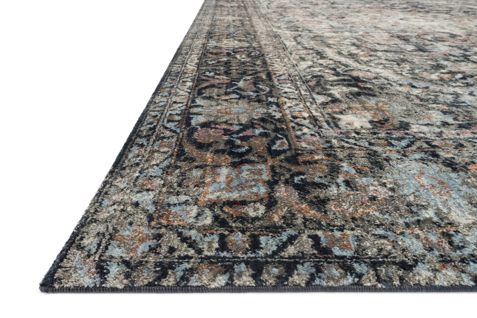 Anastasia Charcoal / Sunset — a Loloi rug at Laurie Yapp Home.