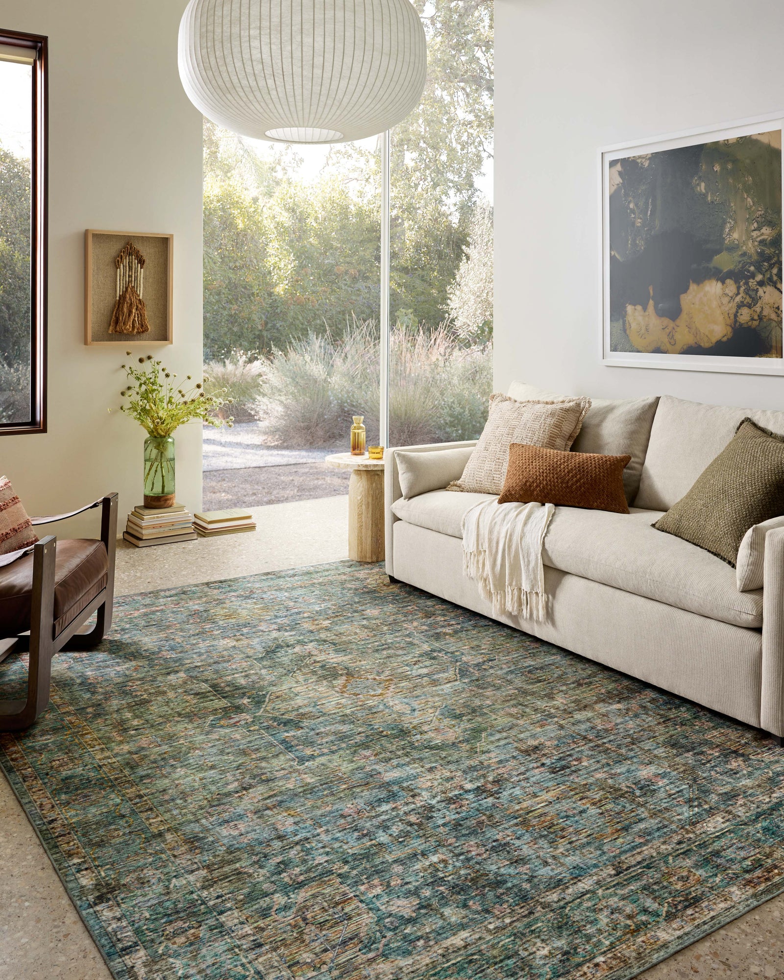 Anniston Lagoon / Multi — a Loloi rug at Laurie Yapp Home.