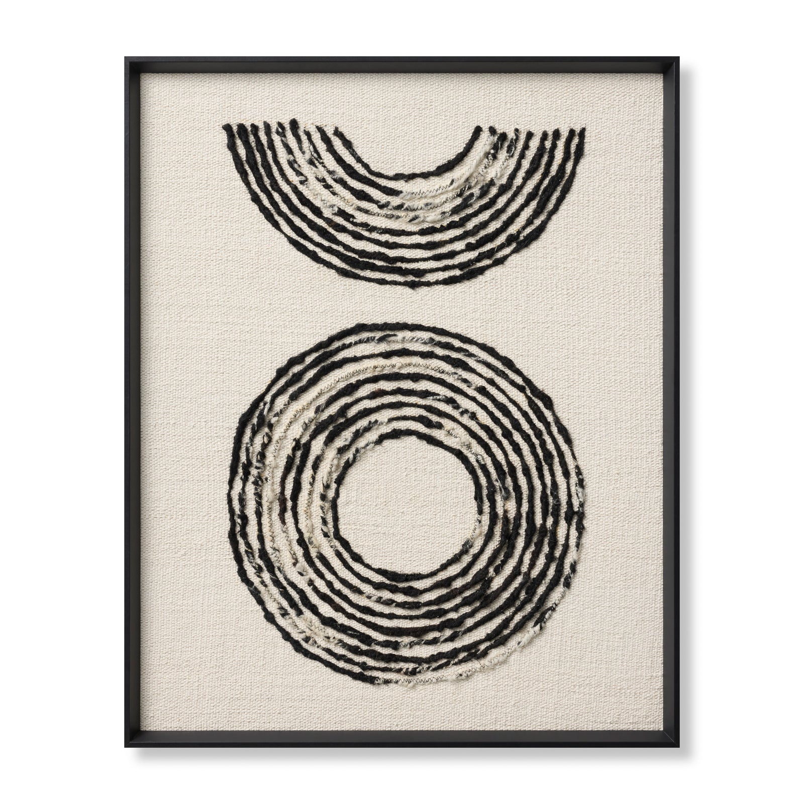 Chorus Black / Ivory — a Loloi artwork at Laurie Yapp Home.