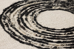 Chorus Black / Ivory shown from a different angle to reveal its pattern.