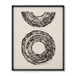 Chorus Black / Ivory — a Loloi artwork at Laurie Yapp Home.