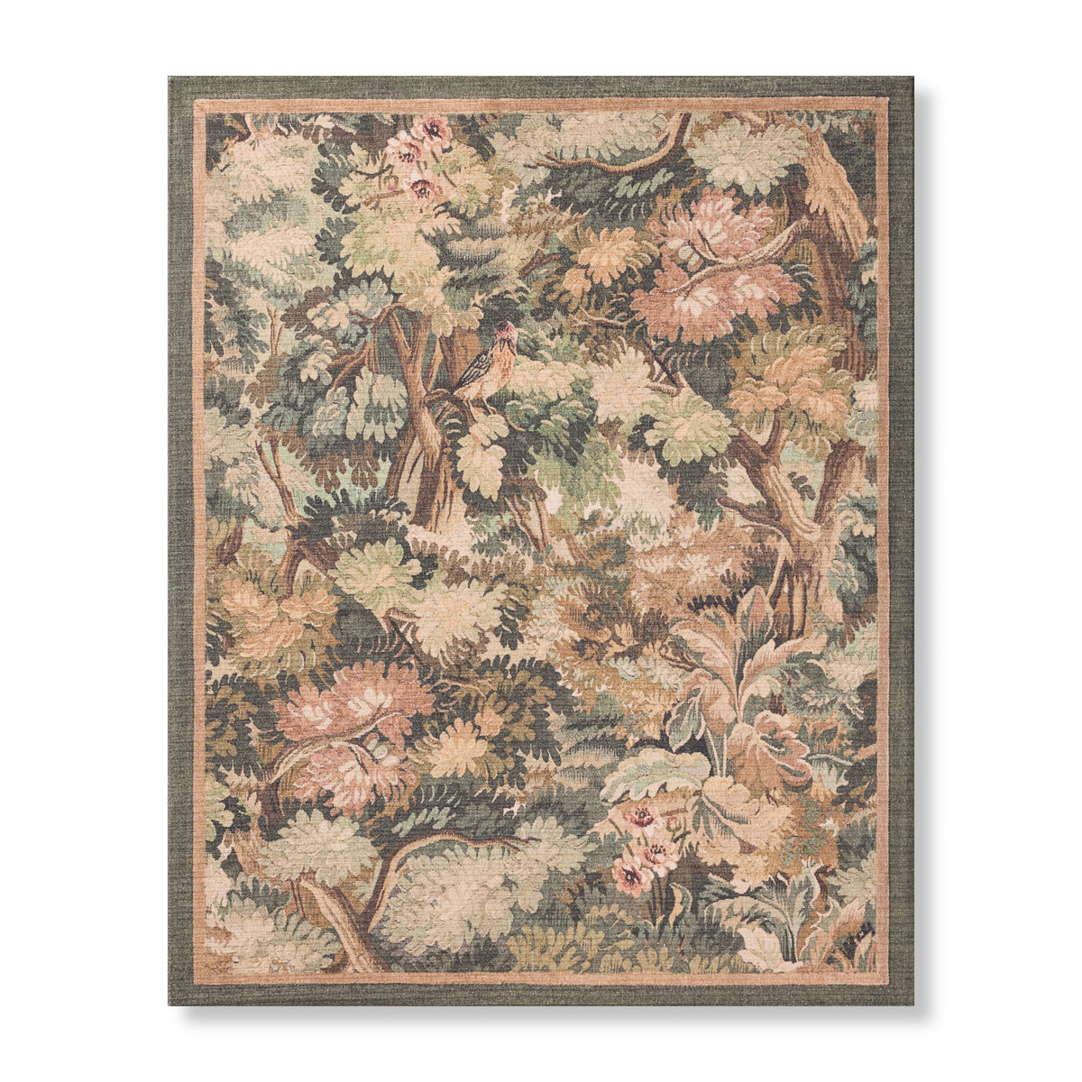 Enchanted Wood Multi / Green — a Loloi artwork at Laurie Yapp Home.