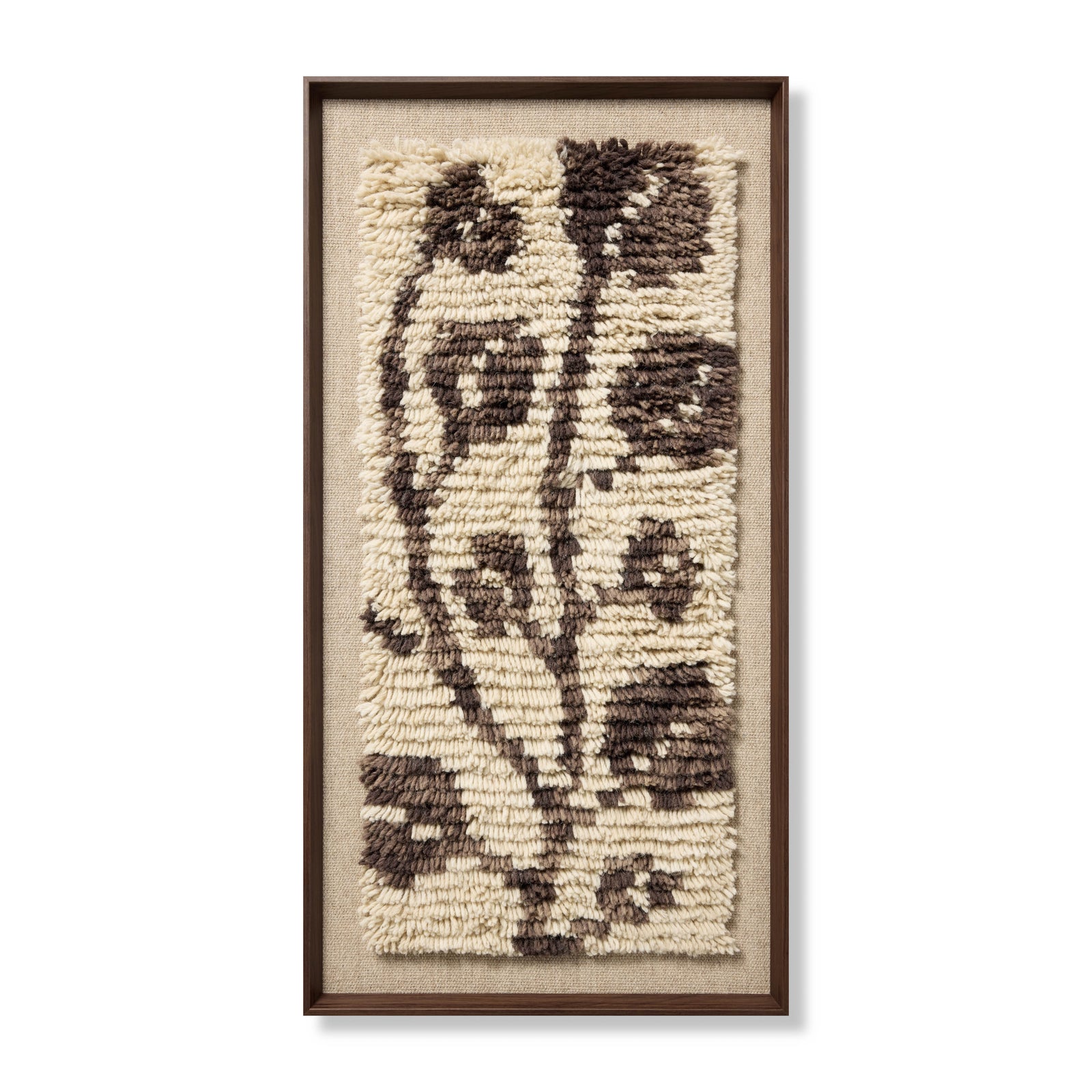 Eucalyptus Embrace Dark Brown Rug Art — a Loloi artwork at Laurie Yapp Home.