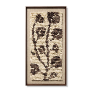 Eucalyptus Embrace Dark Brown Rug Art — a Loloi artwork at Laurie Yapp Home.