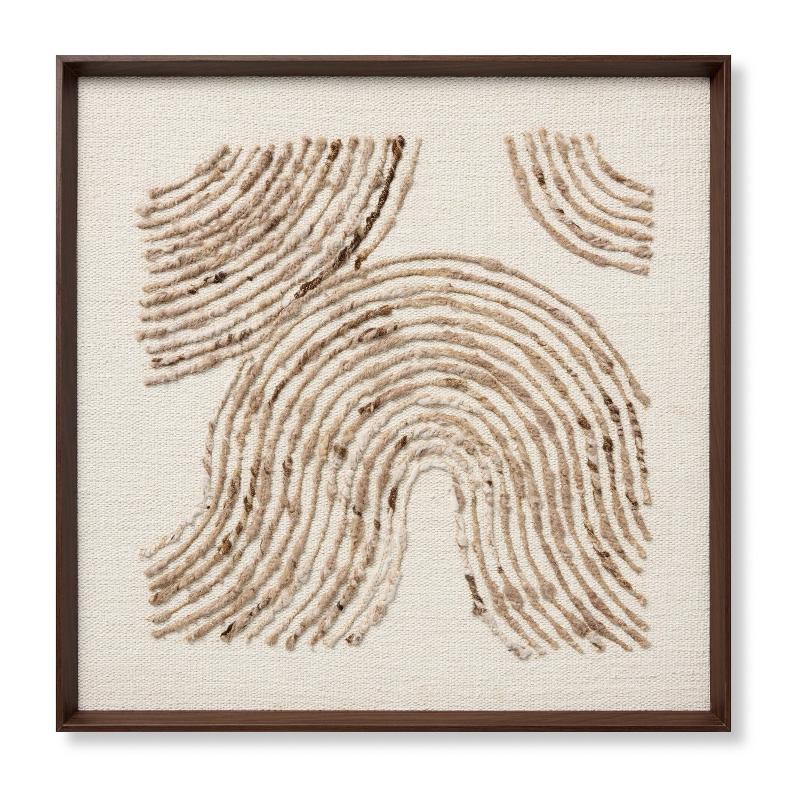 Flange Dark Brown Rug Art — a Loloi artwork at Laurie Yapp Home.