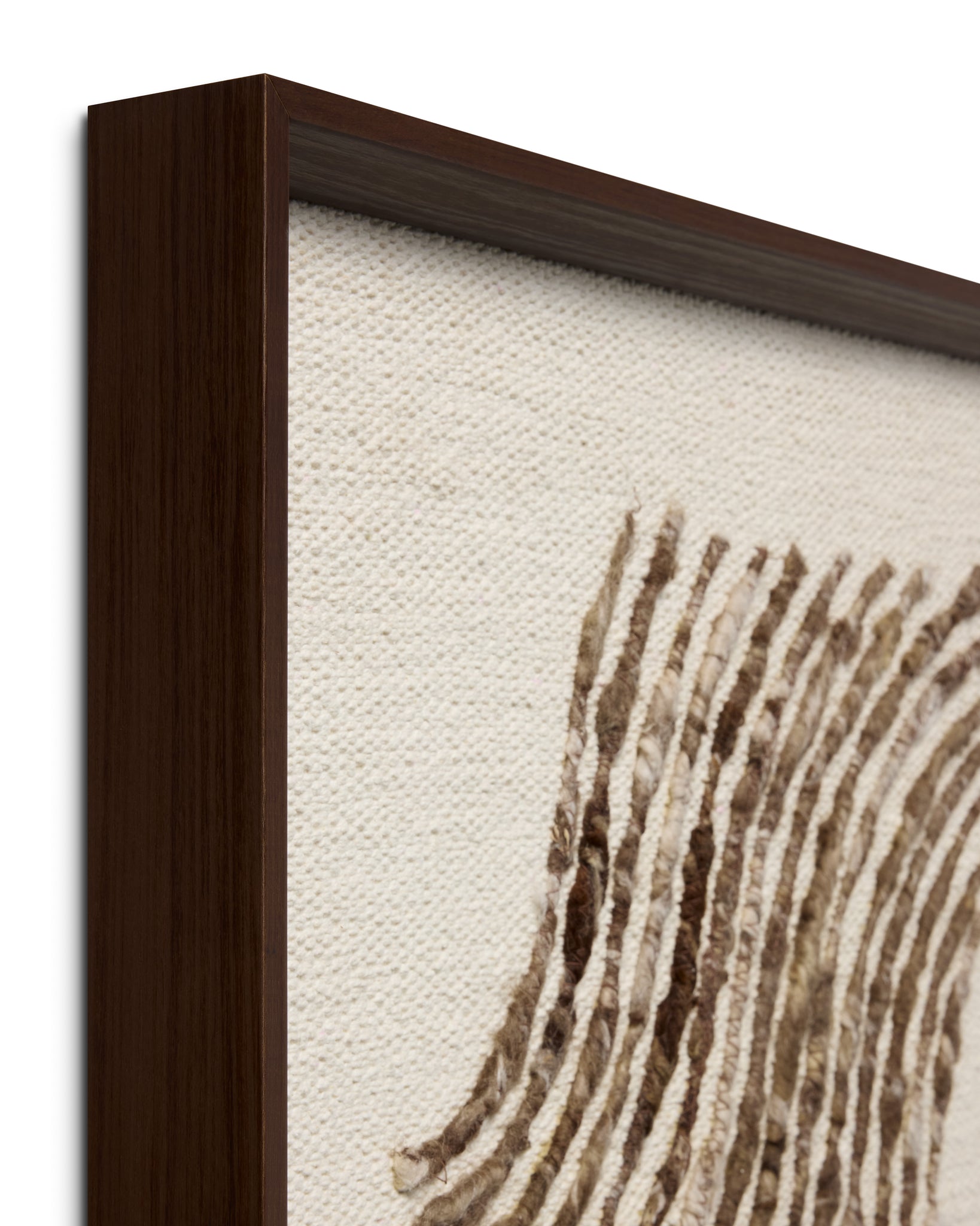 Phase Dark Brown Rug Art shown from another angle.