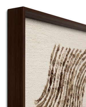 Phase Dark Brown Rug Art shown from another angle.
