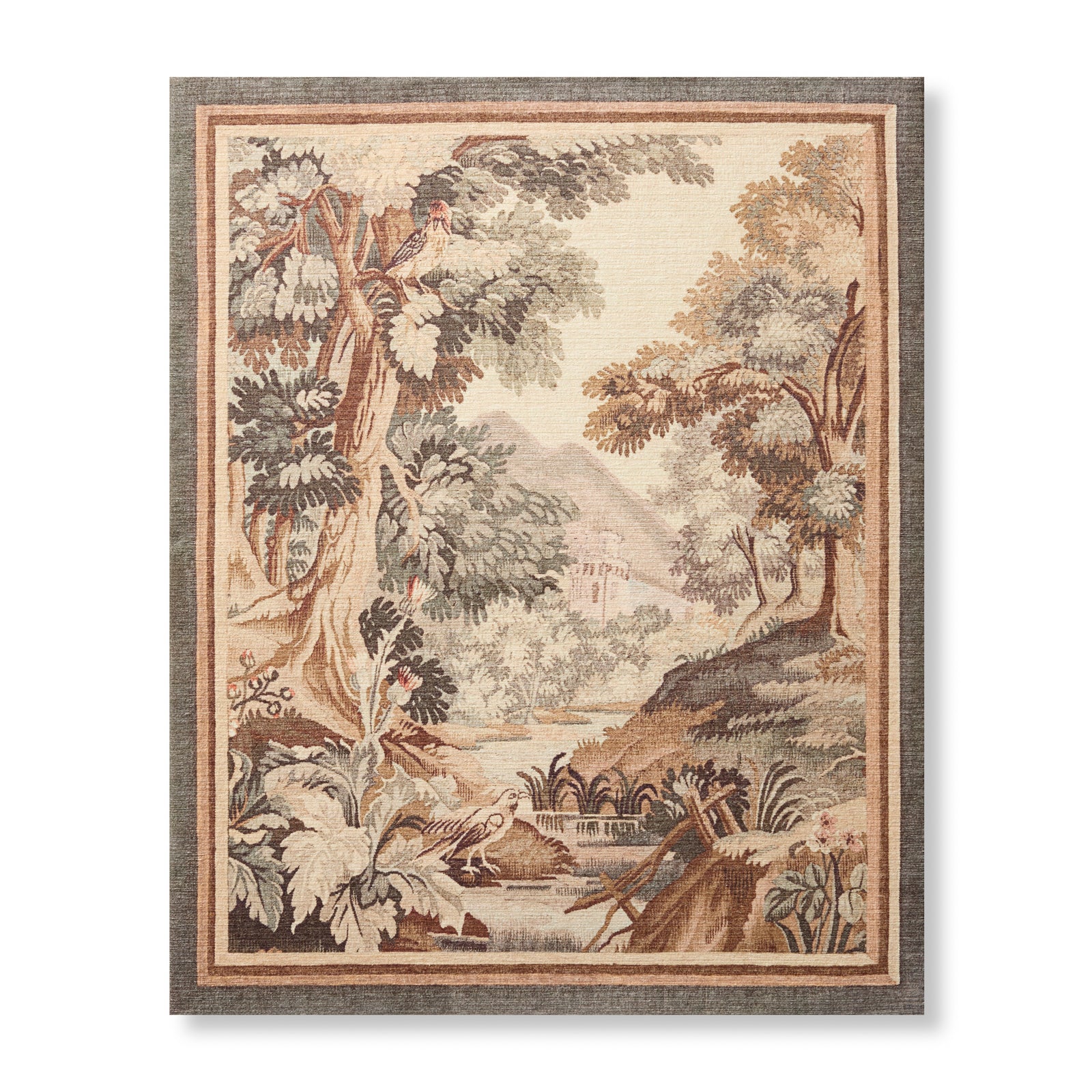 Riverside Village Beige / Green — a Loloi artwork at Laurie Yapp Home.