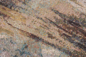 Sho Multicolor Rug Art shown from a different angle to reveal its pattern.