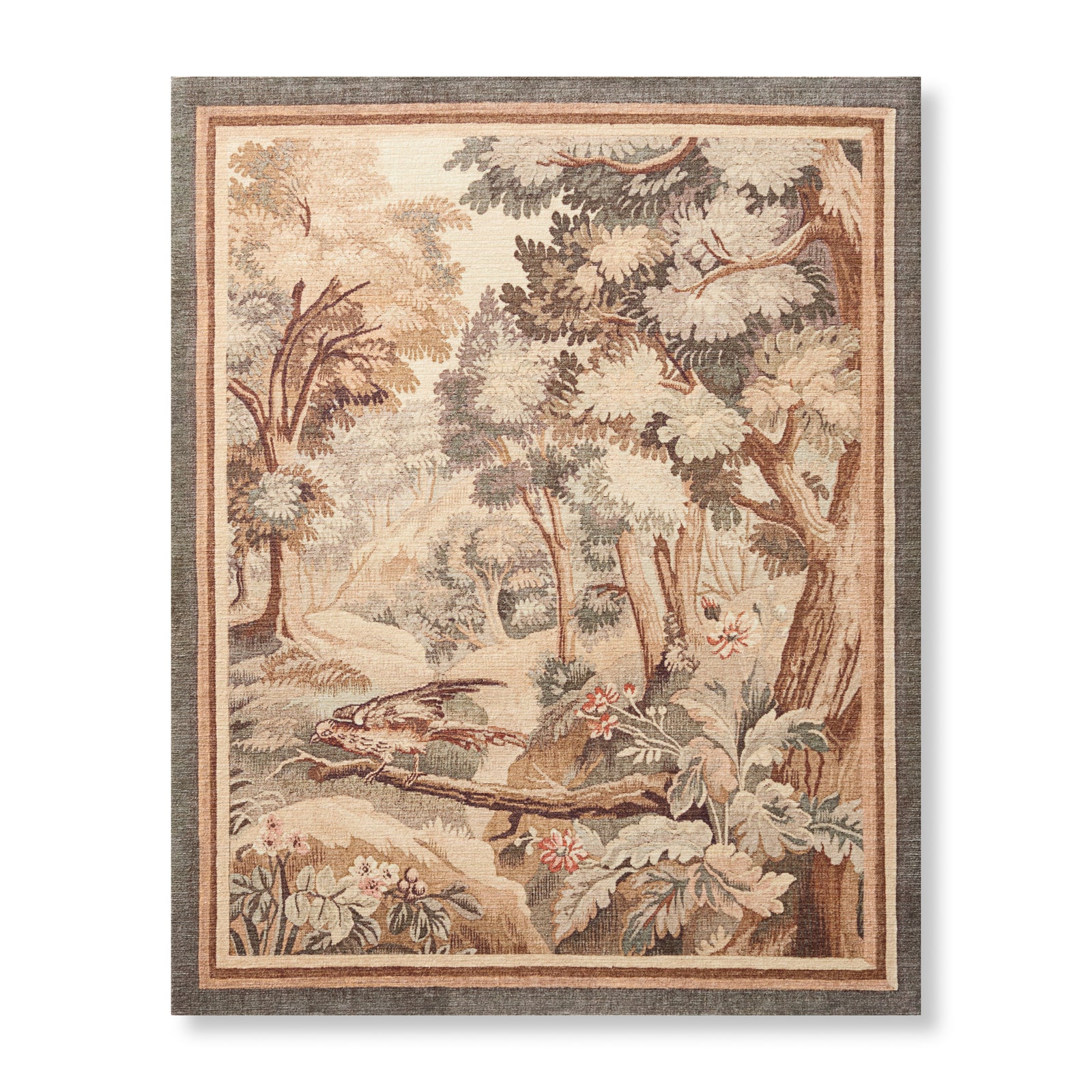 Woodland Watch Beige / Green — a Loloi artwork at Laurie Yapp Home.