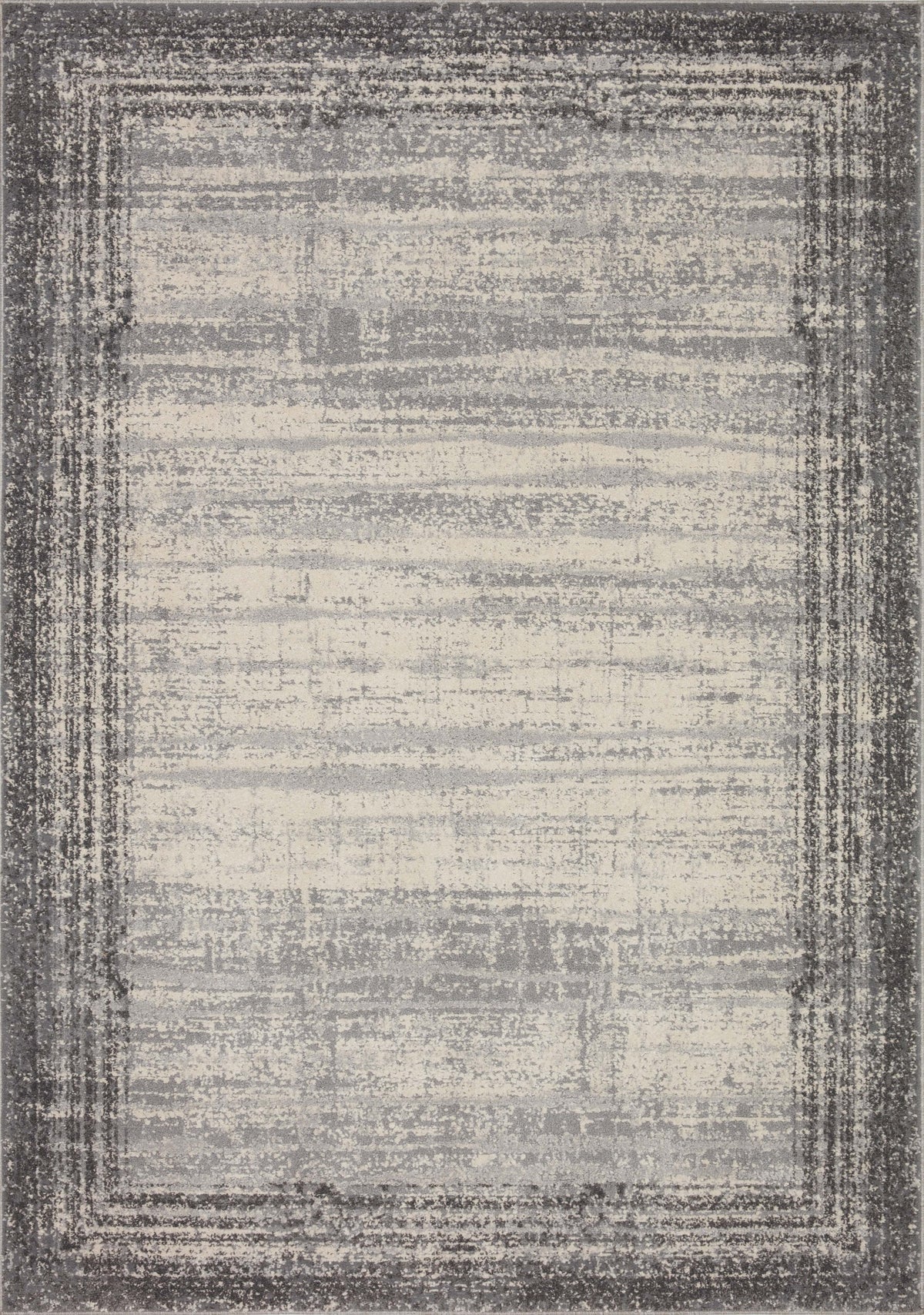 Austen Pebble / Charcoal (Pattern 2) — a Loloi rug at Laurie Yapp Home.