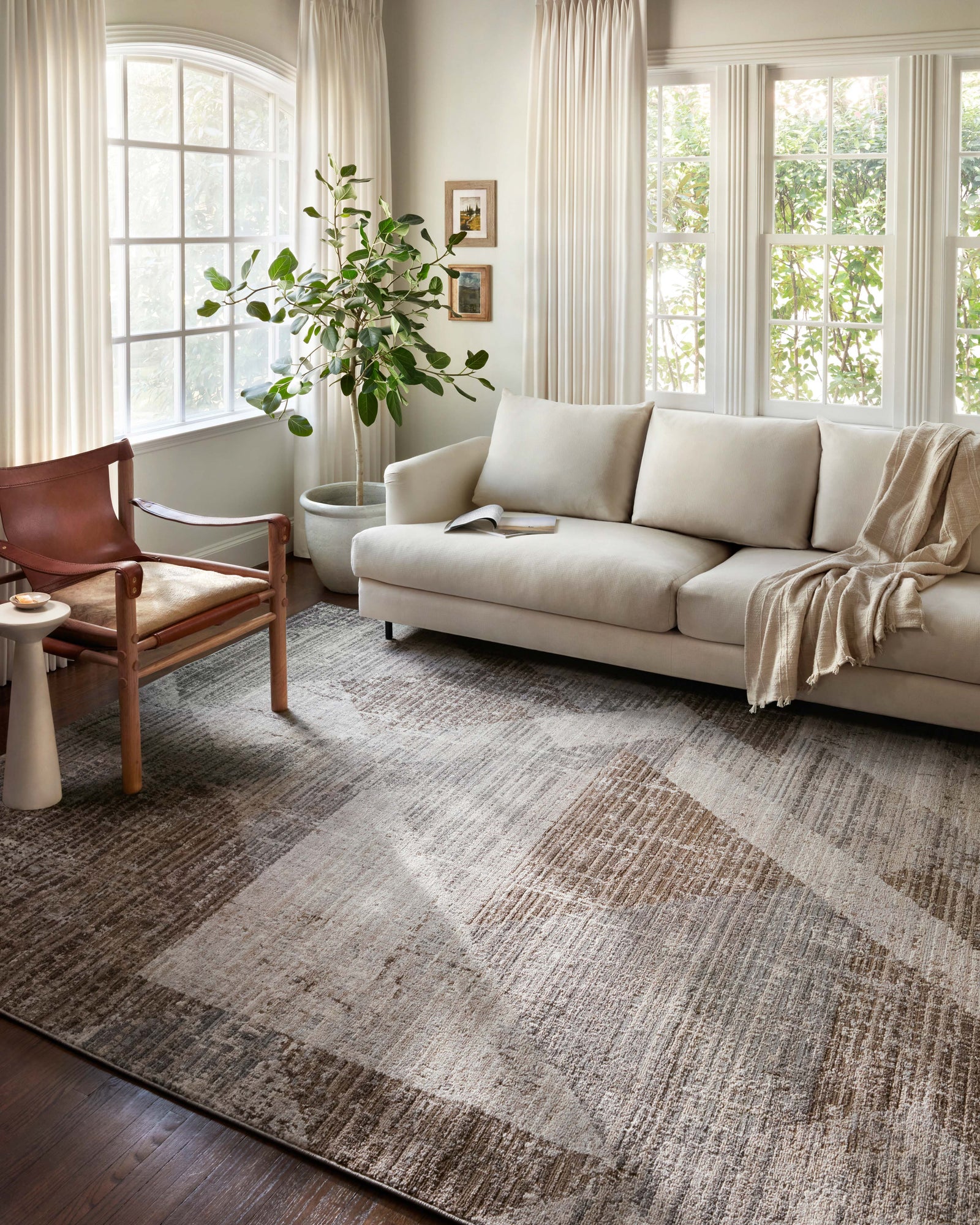 Austen Stone / Bark — a Loloi rug at Laurie Yapp Home.