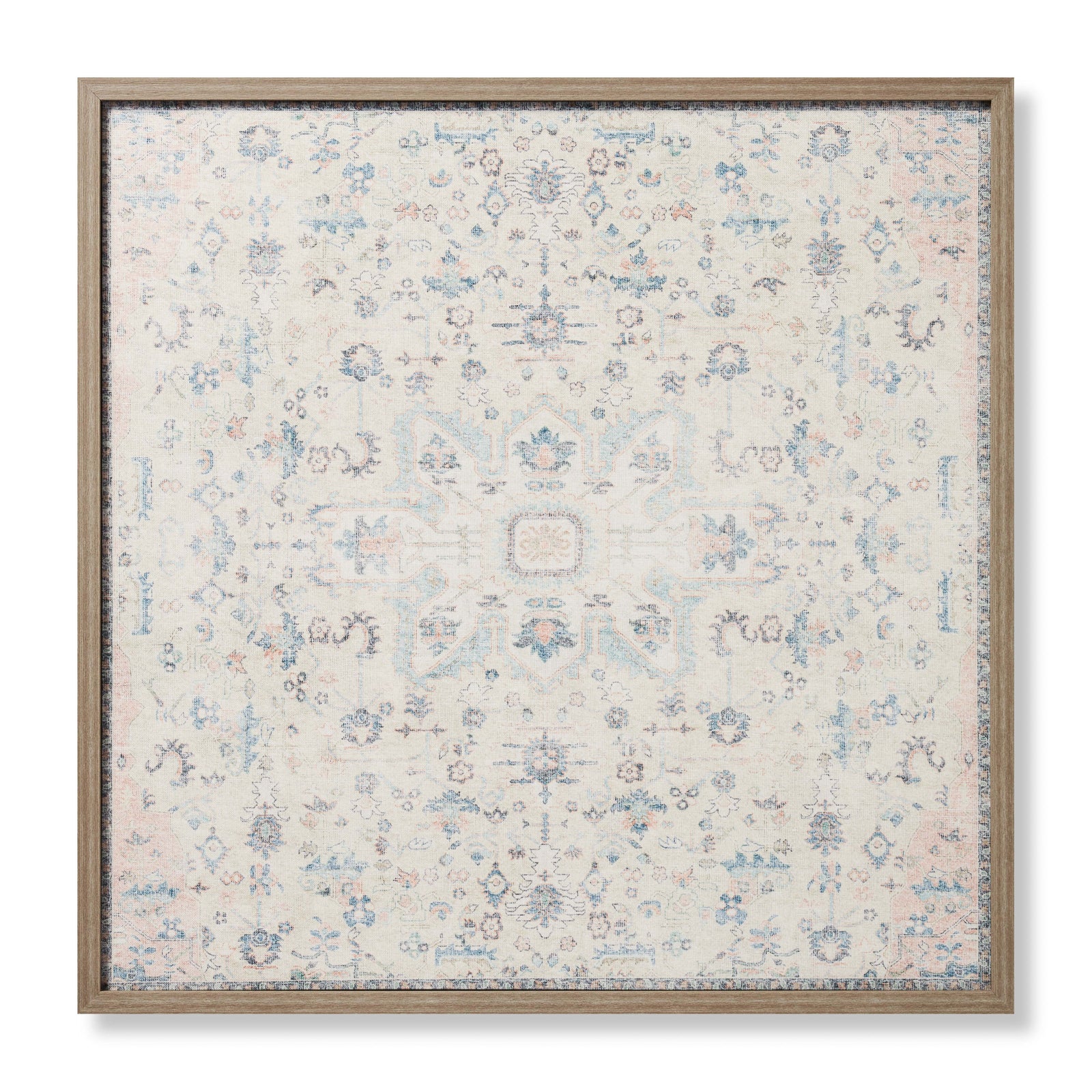 Eloise Pink / Ivory Rug Art — a Loloi artwork at Laurie Yapp Home.