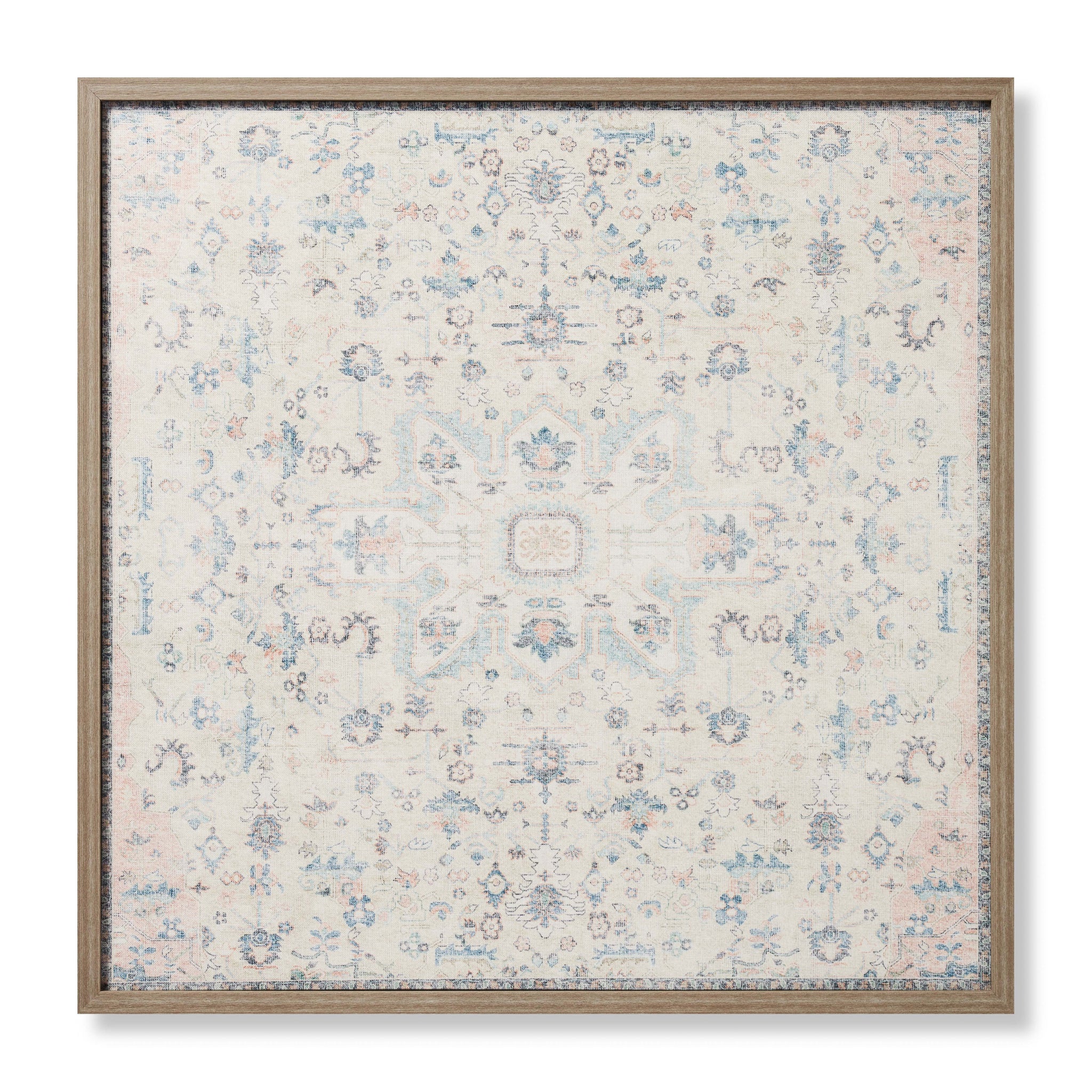 Eloise Pink / Ivory Rug Art — a Loloi artwork at Laurie Yapp Home.