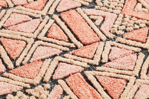 Shoowa Blue / Pink shown from a different angle to reveal its pattern.
