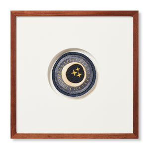 Celestial Patch Blue / Ivory — a Loloi artwork at Laurie Yapp Home.