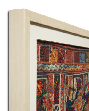 Ravi Green / Multi Rug Art shown from another angle.