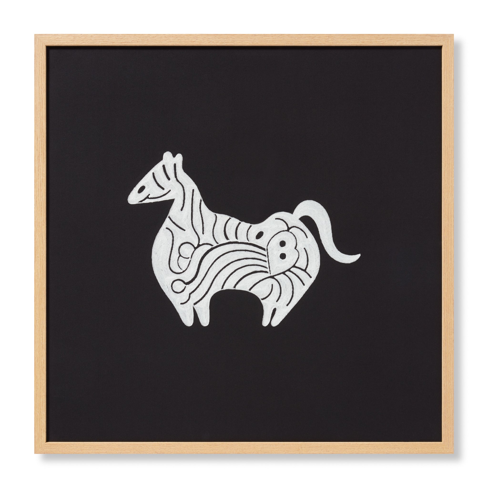 Farasi Black / Ivory — a Loloi artwork at Laurie Yapp Home.