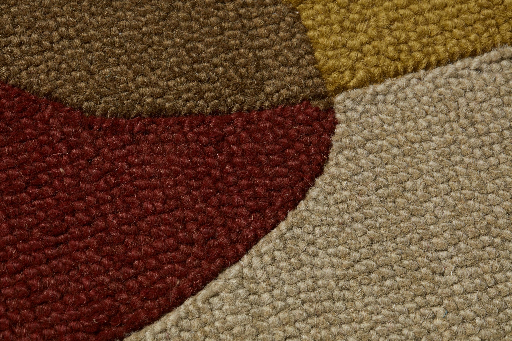 Smitten Multi / Red shown from a different angle to reveal its pattern.
