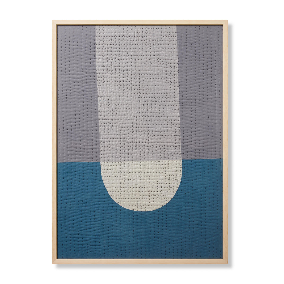 Bullet Point Blue / Grey Rug Art — a Loloi artwork at Laurie Yapp Home.