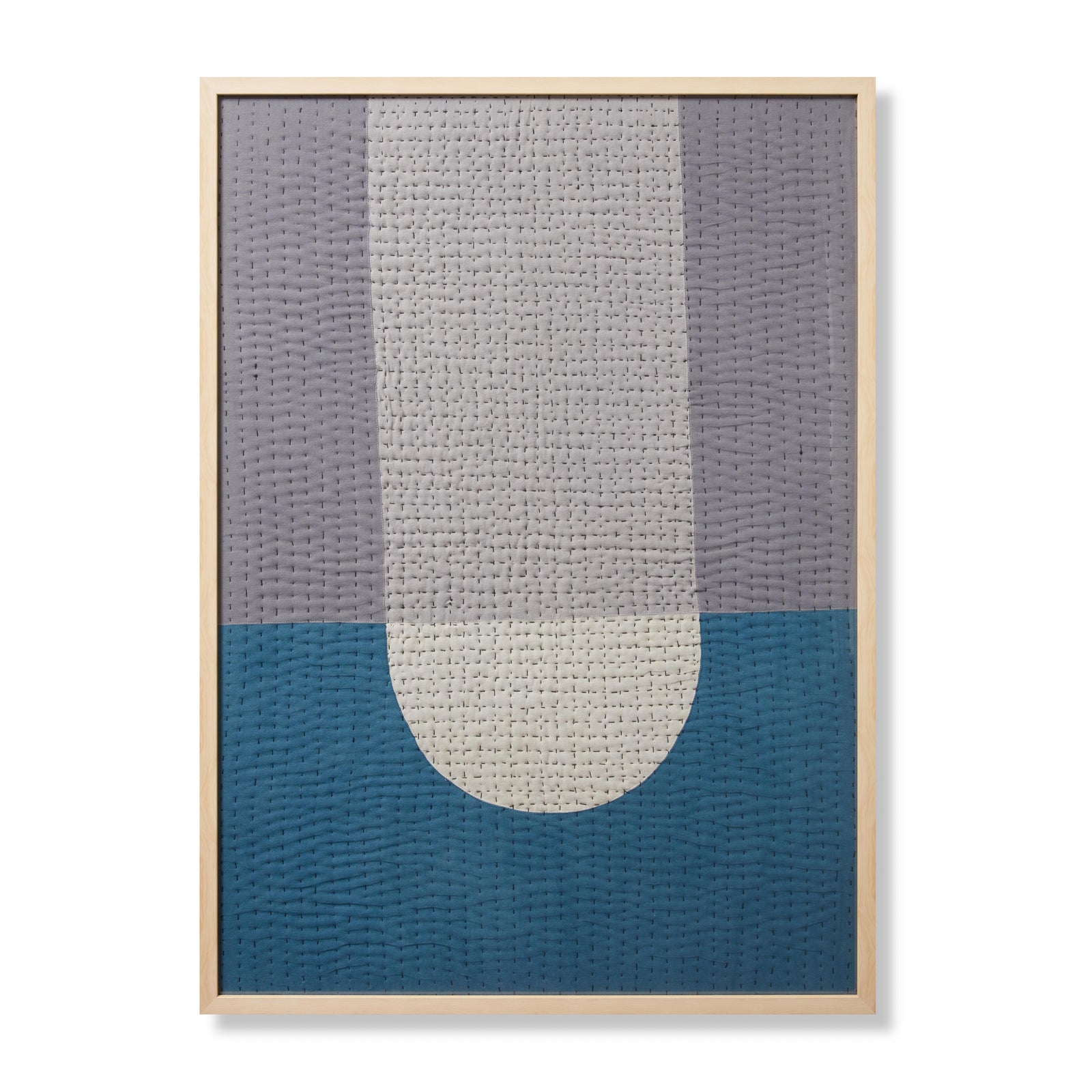 Bullet Point Blue / Grey Rug Art — a Loloi artwork at Laurie Yapp Home.