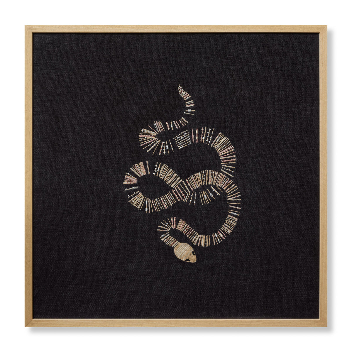 Snake Eyes Black / Beige Rug Art — a Loloi artwork at Laurie Yapp Home.