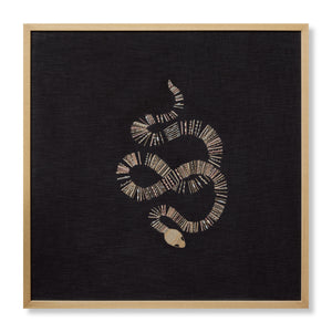 Snake Eyes Black / Beige Rug Art — a Loloi artwork at Laurie Yapp Home.