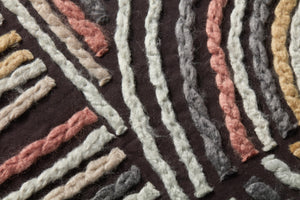 Side view of the Intermix Brown / Beige artwork.