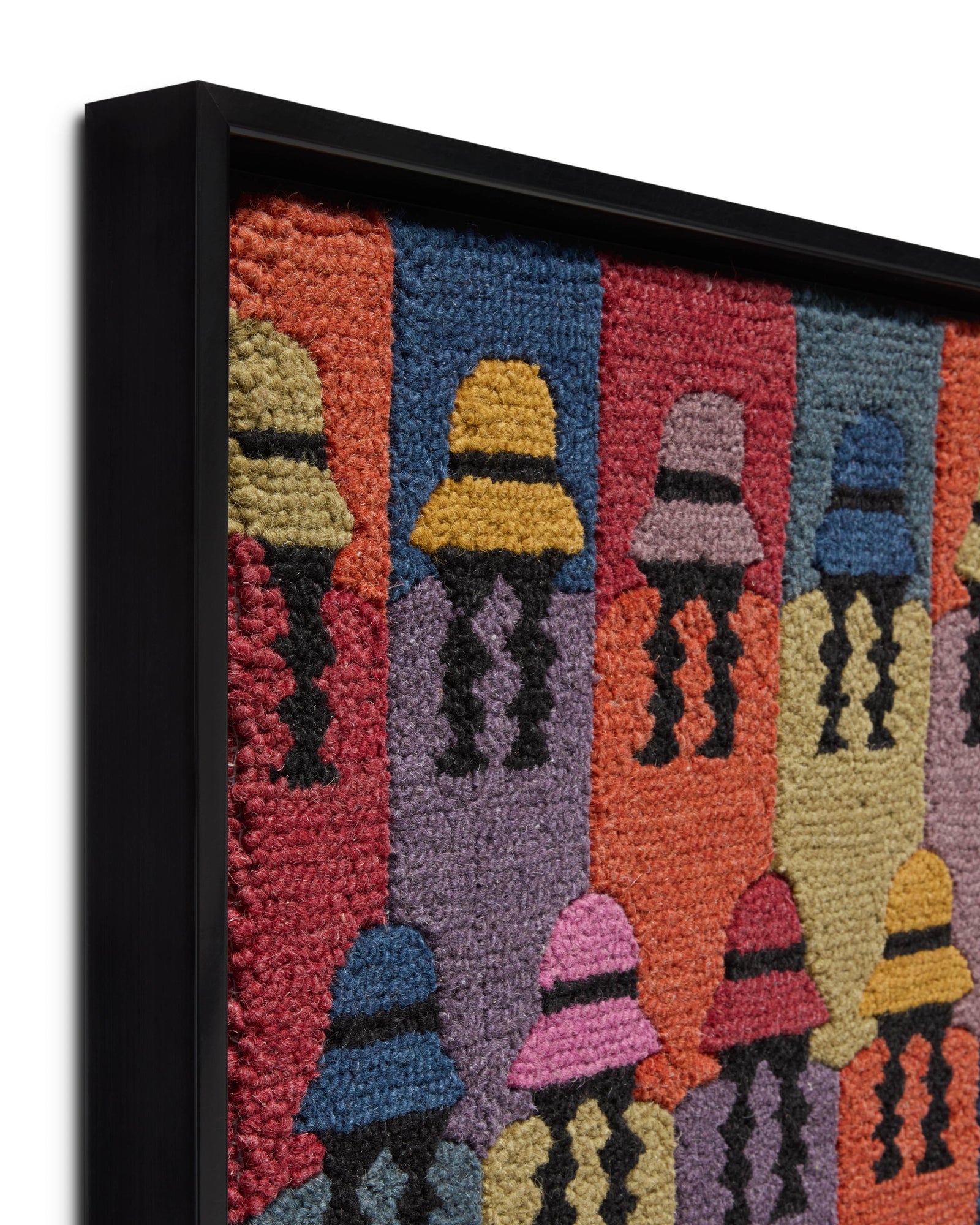 Puno Ladies Multi / Black — a Loloi artwork at Laurie Yapp Home.