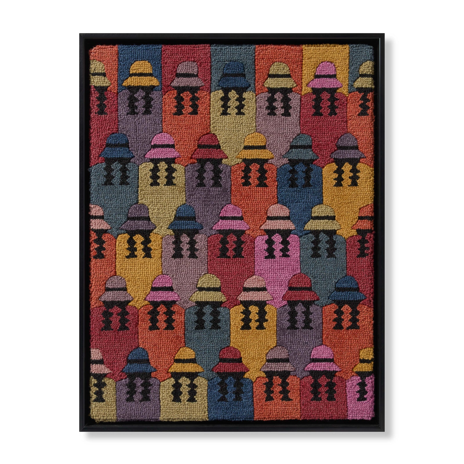 Puno Ladies Multi / Black — a Loloi artwork at Laurie Yapp Home.