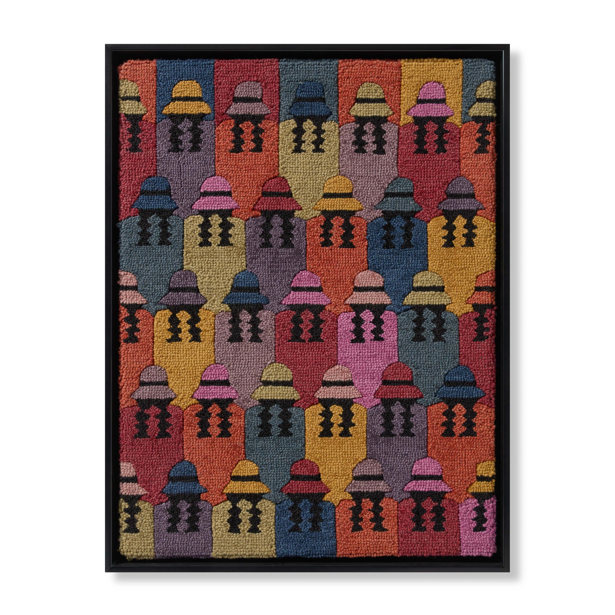 Puno Ladies Multi / Black — a Loloi artwork at Laurie Yapp Home.