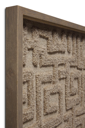 Mythus Beige / Ivory Rug Art shown from another angle.