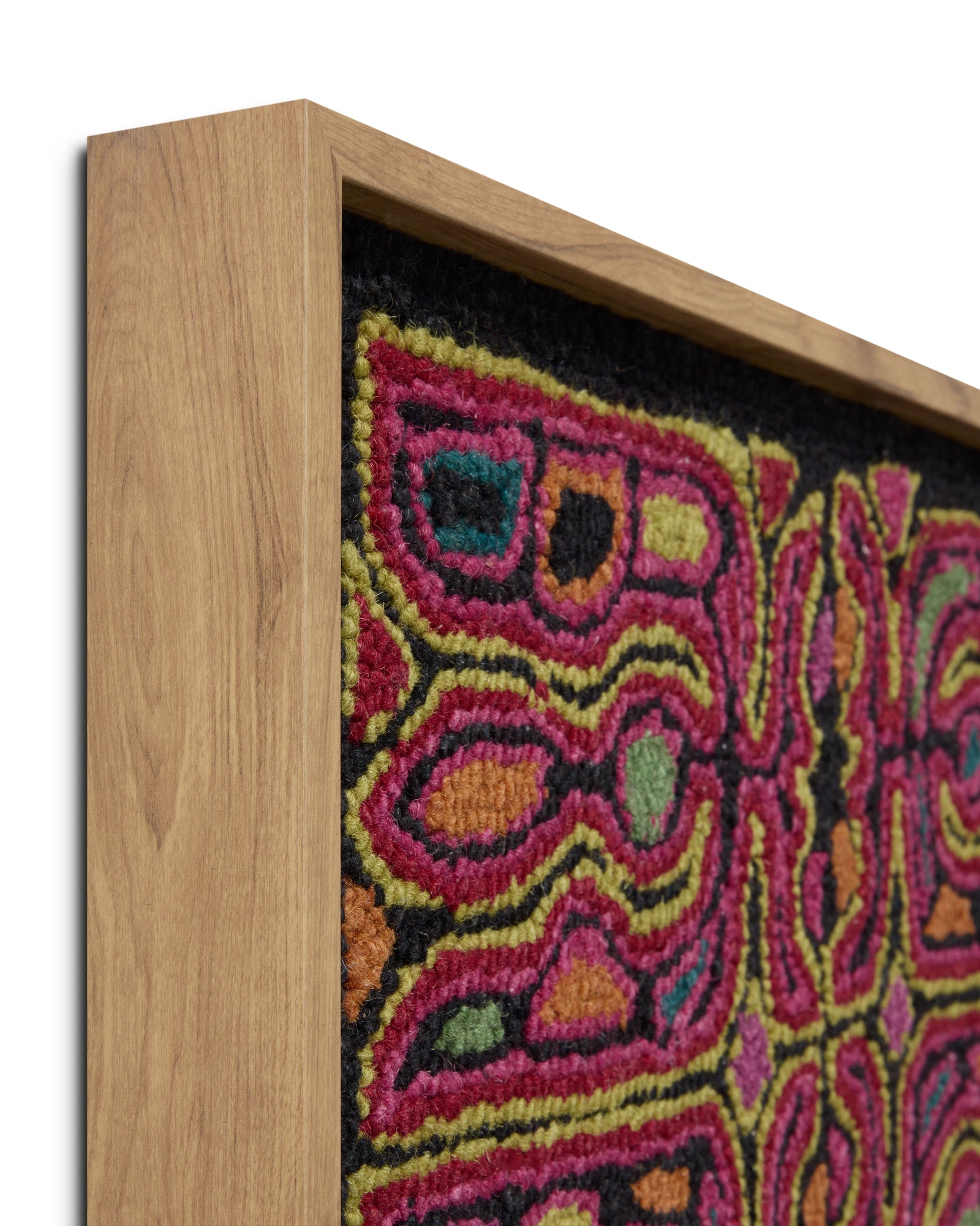 Cattleya Multi / Black — a Loloi artwork at Laurie Yapp Home.