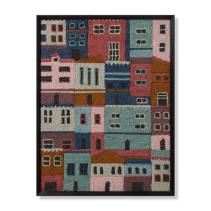 Bahamas Multi / Blue — a Loloi artwork at Laurie Yapp Home.