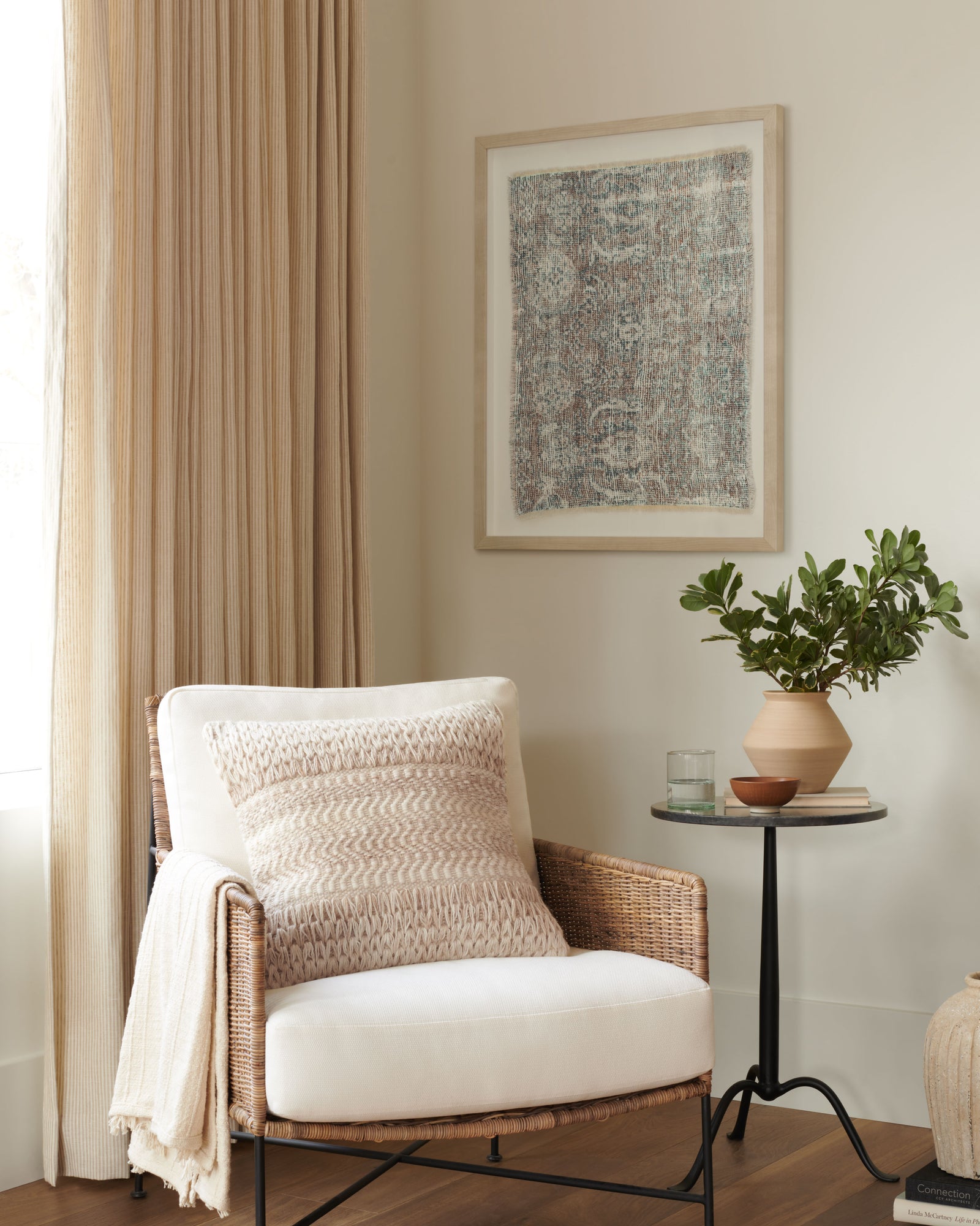 Salem Ivory / Brown — a Loloi artwork at Laurie Yapp Home.