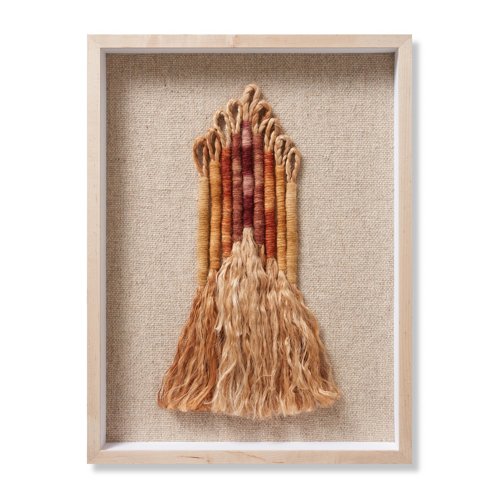 Chrissy Beige / Orange Rug Art — a Loloi artwork at Laurie Yapp Home.