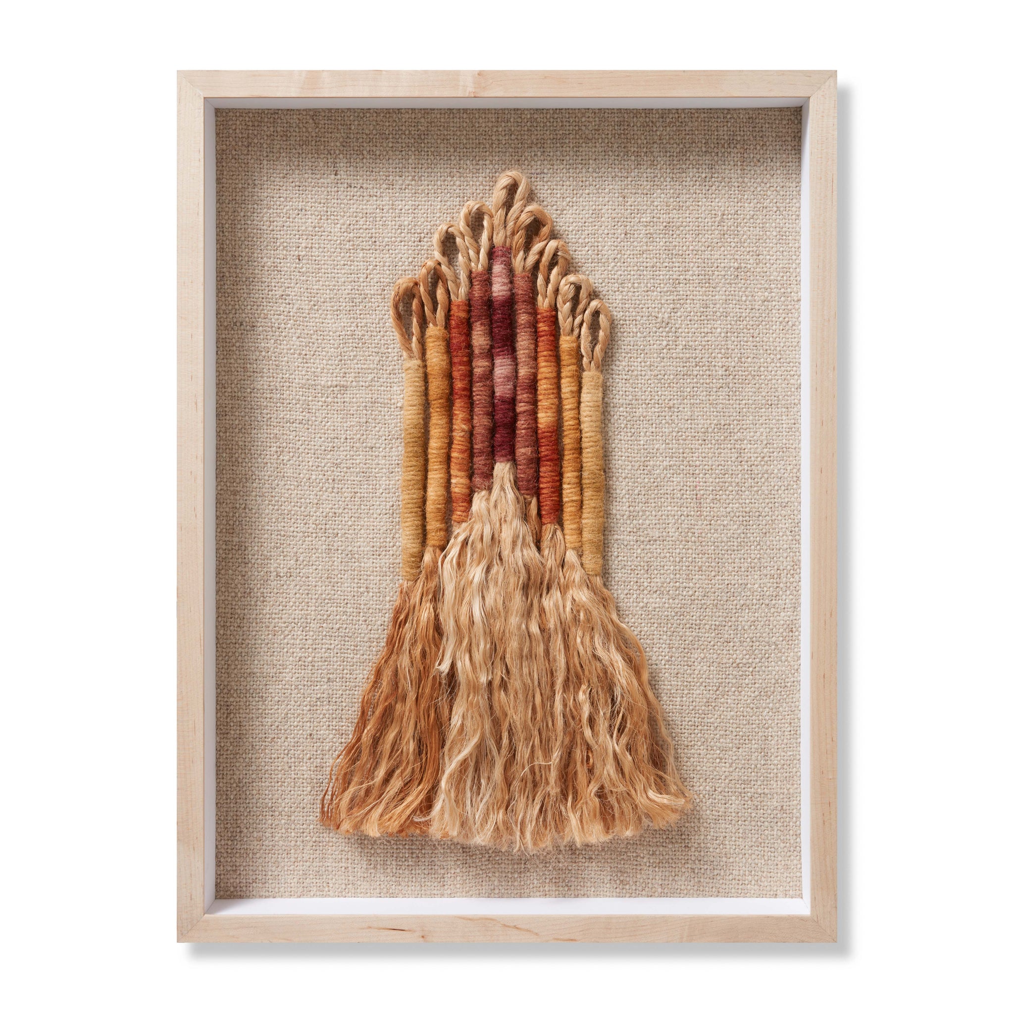 Chrissy Beige / Orange Rug Art — a Loloi artwork at Laurie Yapp Home.