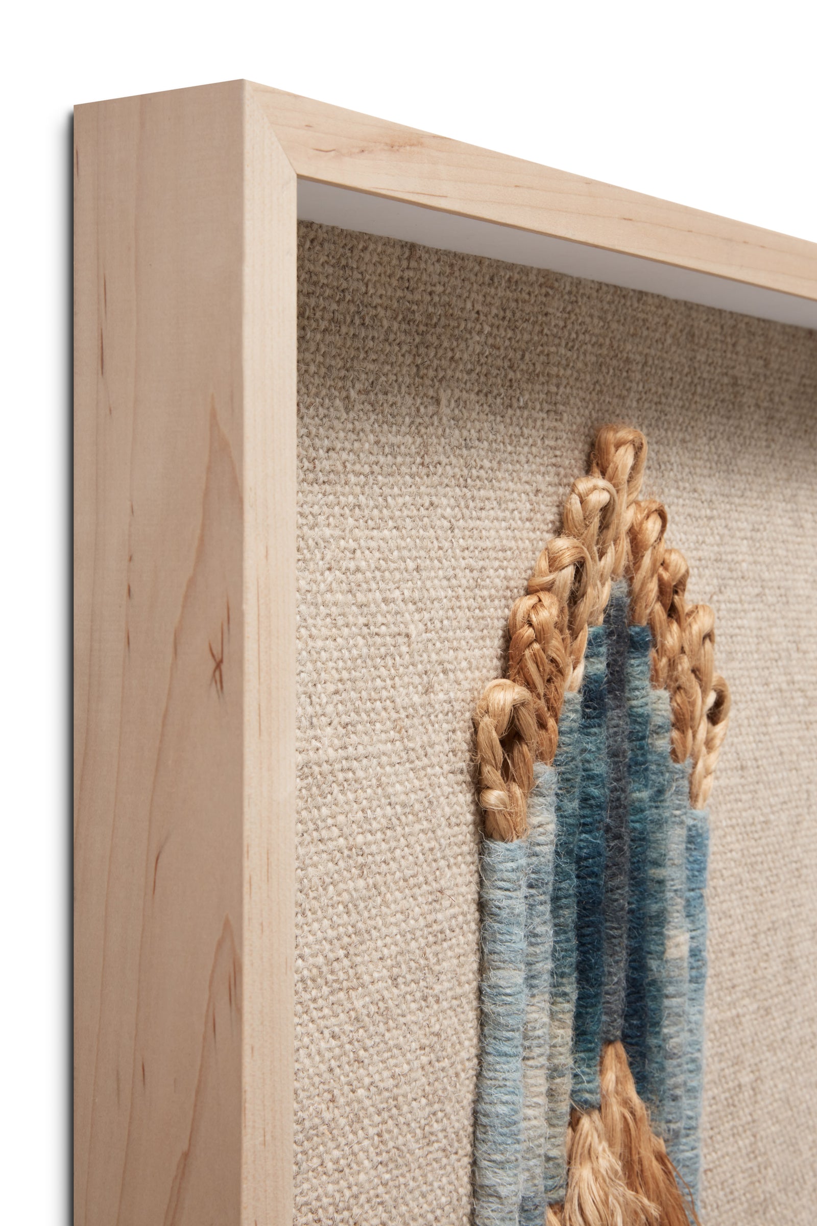 Ashley Beige / Blue Rug Art — a Loloi artwork at Laurie Yapp Home.
