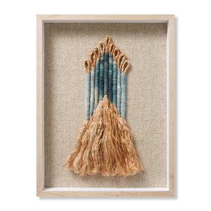 Ashley Beige / Blue Rug Art — a Loloi artwork at Laurie Yapp Home.