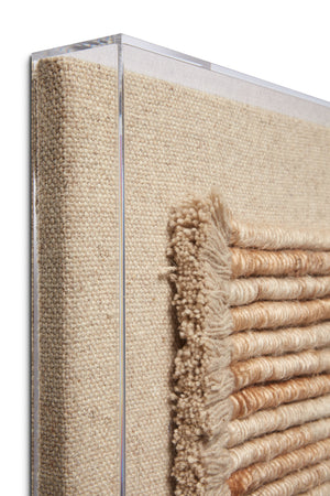 Wholesome Beige / Ivory Rug Art shown from another angle.