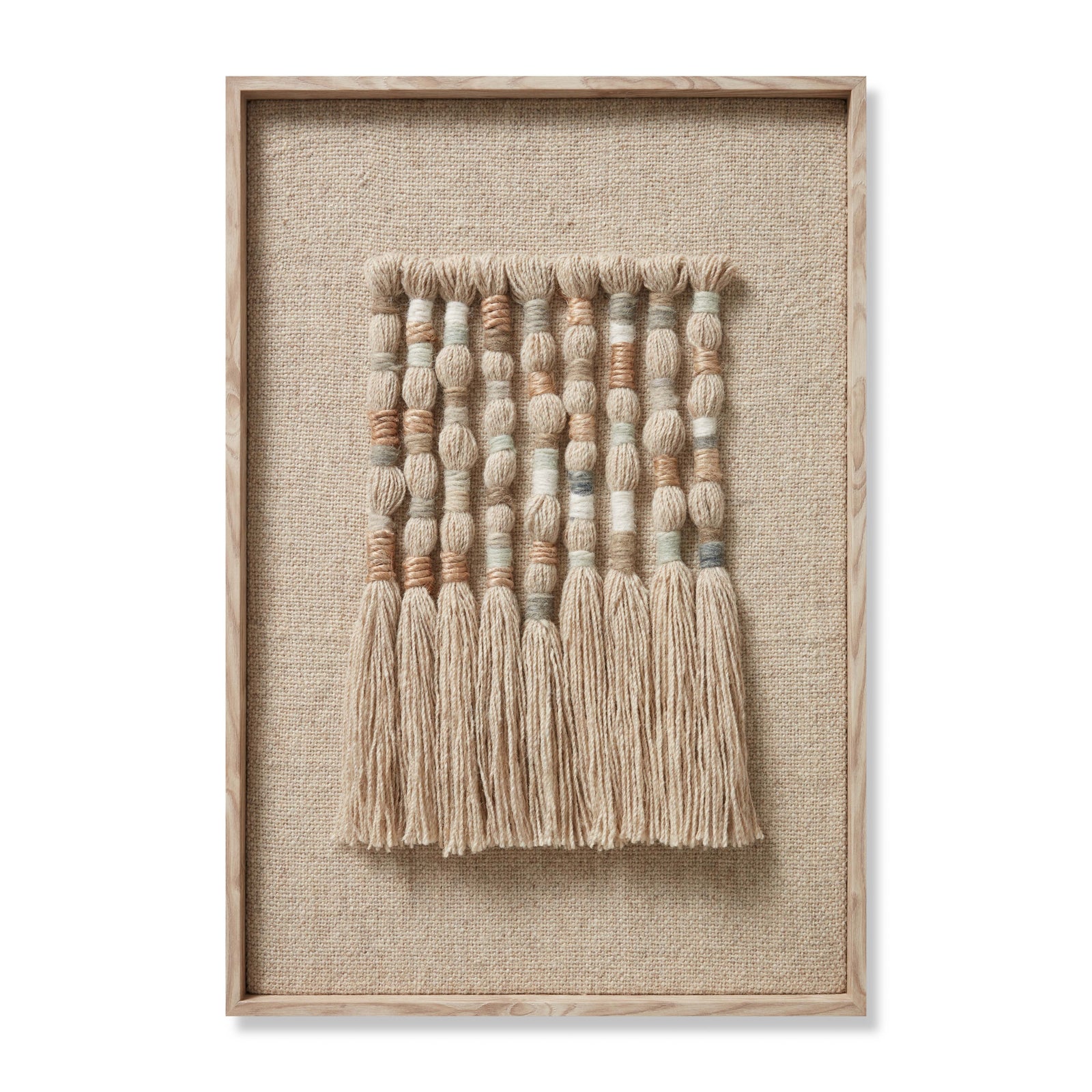 Fresh Air Beige / Blue Rug Art — a Loloi artwork at Laurie Yapp Home.