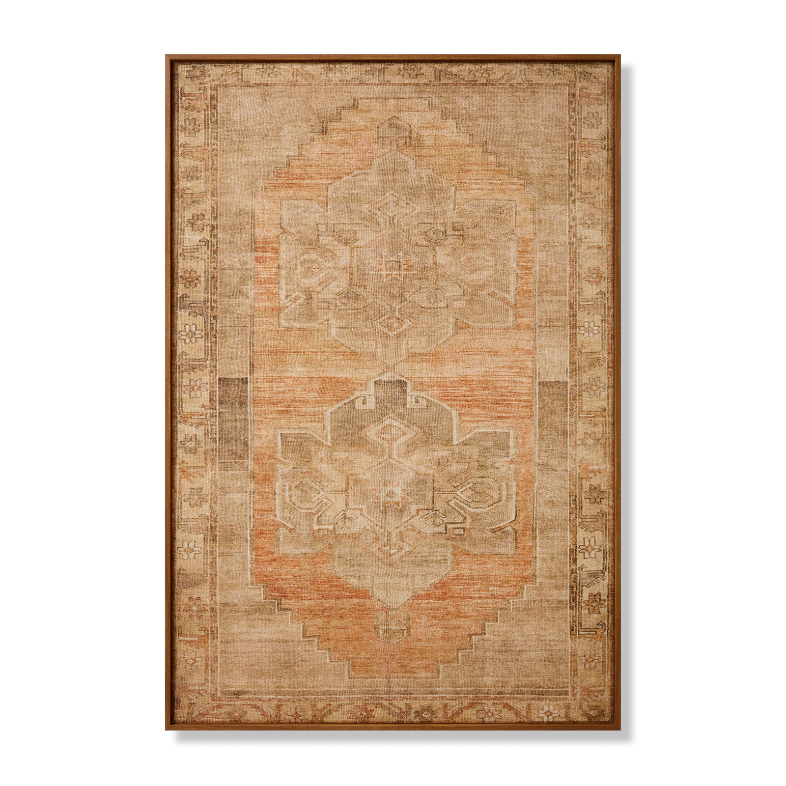 Barcelona Gold / Brown Rug Art — a Loloi artwork at Laurie Yapp Home.