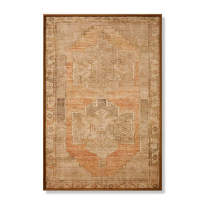 Barcelona Gold / Brown Rug Art — a Loloi artwork at Laurie Yapp Home.