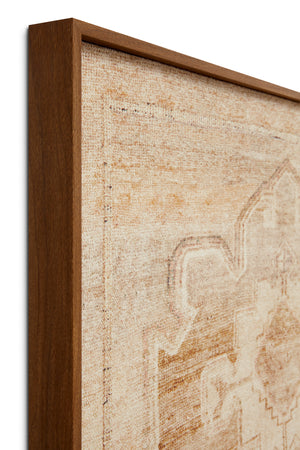 Florence Ivory / Beige Rug Art shown from another angle.