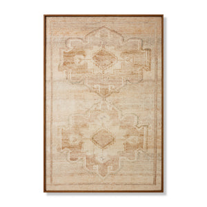 Florence Ivory / Beige Rug Art — a Loloi artwork at Laurie Yapp Home.