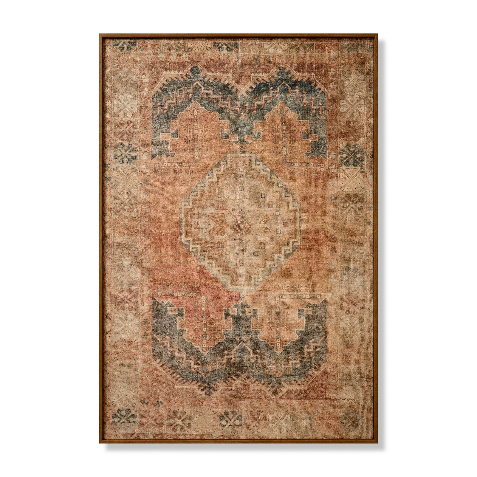Genevive Brown / Rust Rug Art — a Loloi artwork at Laurie Yapp Home.