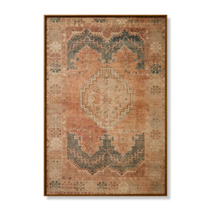 Genevive Brown / Rust Rug Art — a Loloi artwork at Laurie Yapp Home.